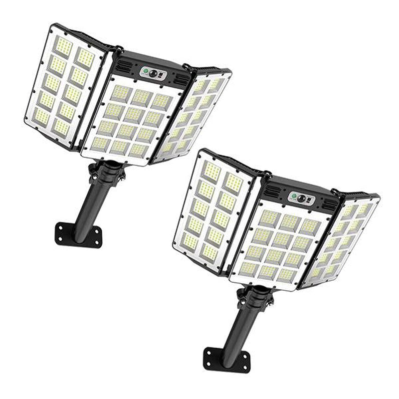 Solar Street Light Outdoor Solar Parking Lot Light, LED Wide Angle Lamp with Motion Sensor IP67 Waterproof Commercial Lighting Modern,Dealsforyoudays