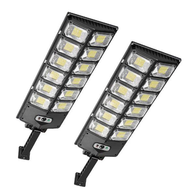 Solar Street Light Outdoor Solar Parking Lot Light, LED Wide Angle Lamp with Motion Sensor IP67 Waterproof Commercial Lighting Modern,Dealsforyoudays