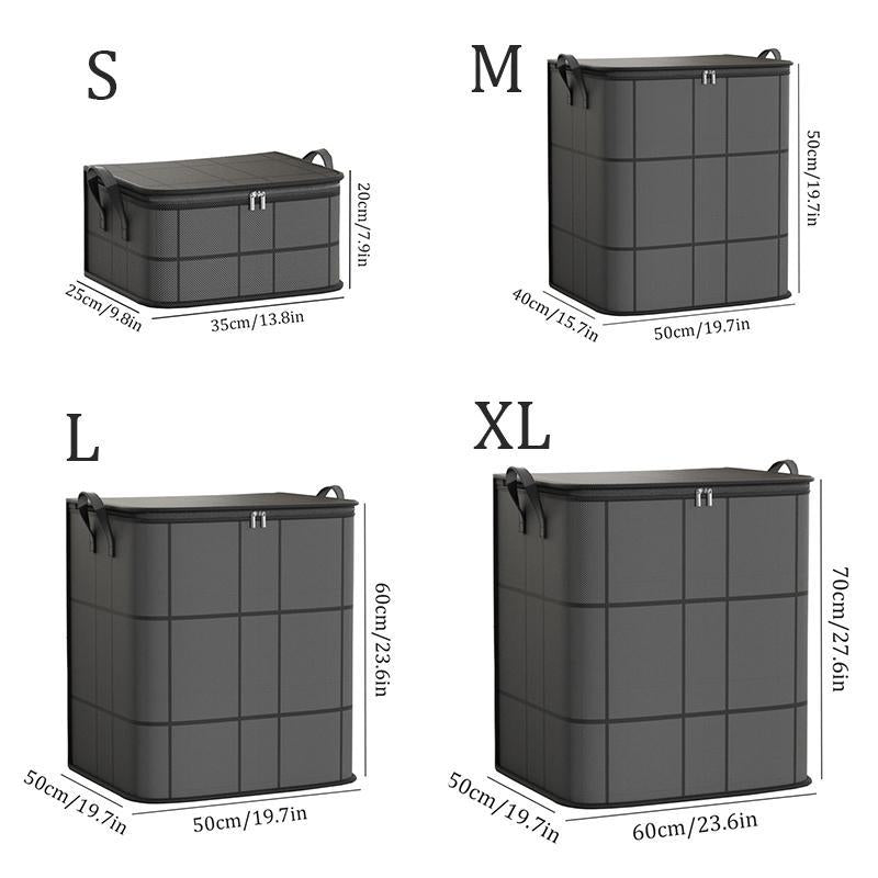 Large Capacity Clothes Storage Bag, 1 Count Foldable Clothes Storage Organizer, Multipurpose Storage Bag for Home Bedroom Dormitory
