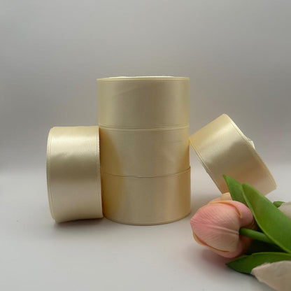 Eternal Roses Satin Ribbon - 25 Yards, 1.5" Width, 5 Rolls, Multi-Purpose Decorative Ribbon Rosas Eterna
