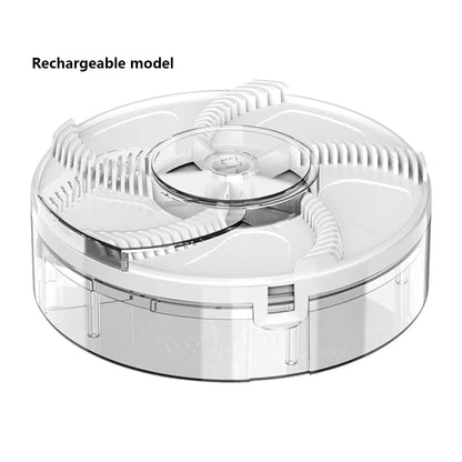 Automatic Fly Control Repeller Insect Pest Catcher High Efficiency Rotating Fly Catcher Home Kitchen Flytrap Rechargeable/Plugin