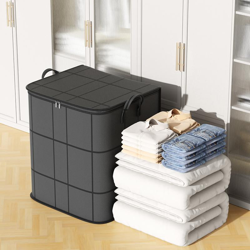 Large Capacity Clothes Storage Bag, 1 Count Foldable Clothes Storage Organizer, Multipurpose Storage Bag for Home Bedroom Dormitory