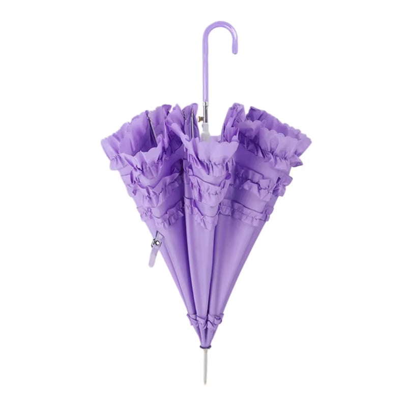 Summer Lolitas Umbrellas Parasol Lace Sun Umbrellas Girly Woman Chuva Household