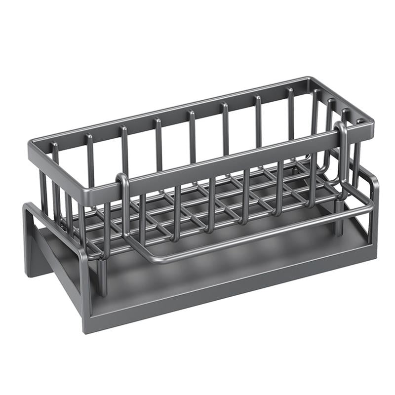 Sink Drain Rack, Kitchen Metal Sponge Drain Holder, Multifunctional Storage Rack for Home, Storage Organizer, Kitchen Essentials & Accessories