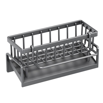 Sink Drain Rack, Kitchen Metal Sponge Drain Holder, Multifunctional Storage Rack for Home, Storage Organizer, Kitchen Essentials & Accessories