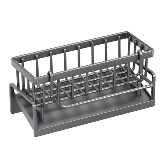 Sink Drain Rack, Kitchen Metal Sponge Drain Holder, Multifunctional Storage Rack for Home, Storage Organizer, Kitchen Essentials & Accessories