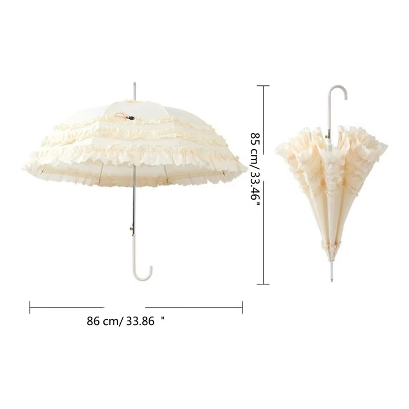 Summer Lolitas Umbrellas Parasol Lace Sun Umbrellas Girly Woman Chuva Household