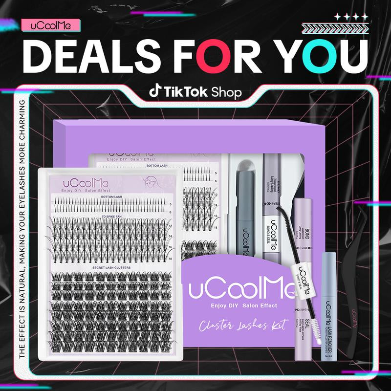 【Live】Spike Lash DIY Extension Kit | Bottom Lash | Bond Seal and Remover | Upgrade Invisible Band Eyelashes Makeup Cosmetic Lash Extensions Thanksgiving Gift