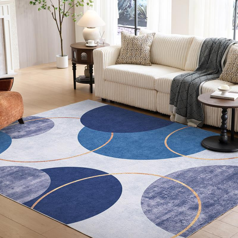 Vipfree 8X10Ft Polka Dot Bohemian Rug 35 Patterns Super Soft Non-Slip Foldable Washable for Living Room Entryway Bedroom Kitchen Corridor Kid & Pet Friendly Stain-Resistant Machine Washable Easy Fit under Furniture