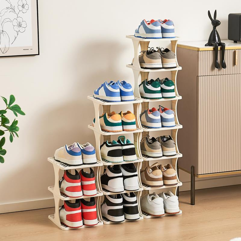 UFORU Multi-Layer Vertical Removable Shoe Storage Rack 1 Piece Modern Shoe Rack Shoe Rack Shoe Rack Cabinet Gift Storage Rack Home Storage Rack Home Storage Supplies Fathersdaygift Shoe Cabinet Storage
