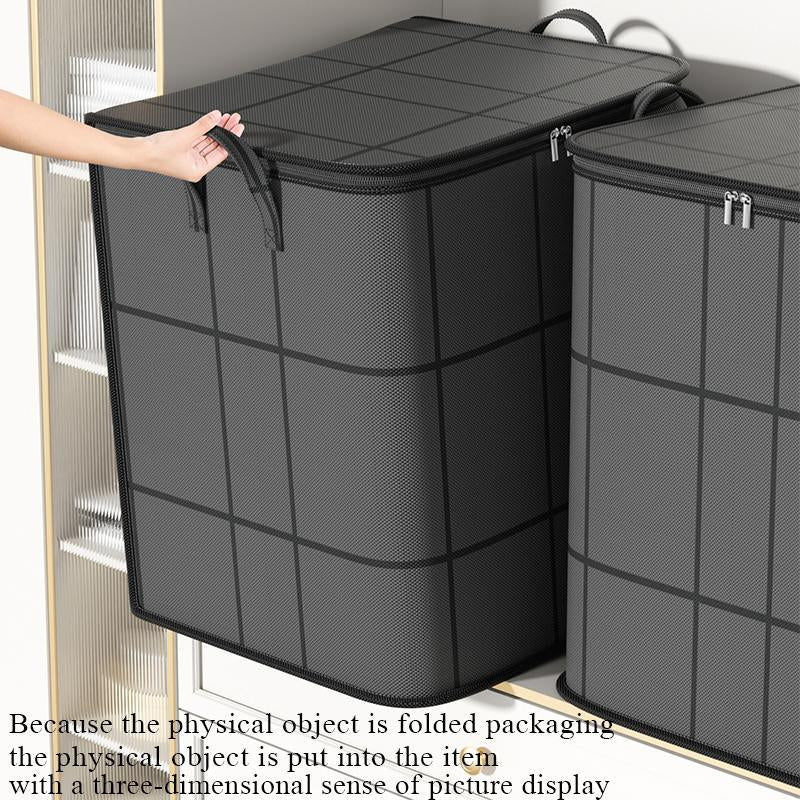 Large Capacity Clothes Storage Bag, 1 Count Foldable Clothes Storage Organizer, Multipurpose Storage Bag for Home Bedroom Dormitory