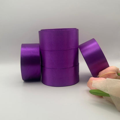 Eternal Roses Satin Ribbon - 25 Yards, 1.5" Width, 5 Rolls, Multi-Purpose Decorative Ribbon Rosas Eterna