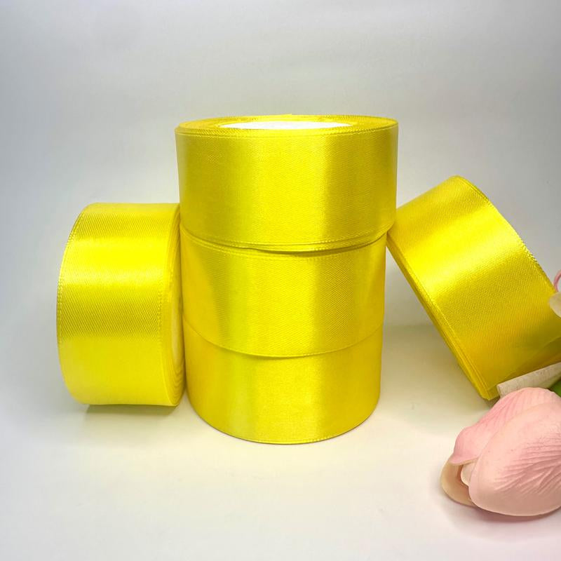 Eternal Roses Satin Ribbon - 25 Yards, 1.5" Width, 5 Rolls, Multi-Purpose Decorative Ribbon Rosas Eterna