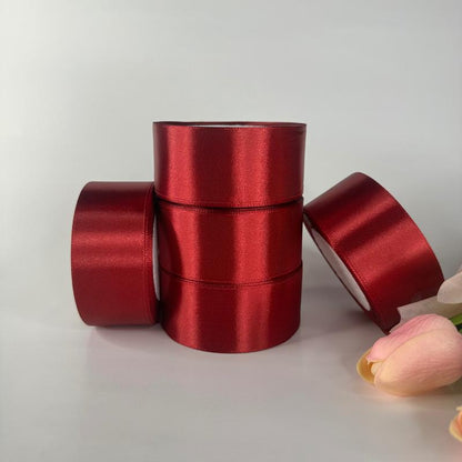 Eternal Roses Satin Ribbon - 25 Yards, 1.5" Width, 5 Rolls, Multi-Purpose Decorative Ribbon Rosas Eterna