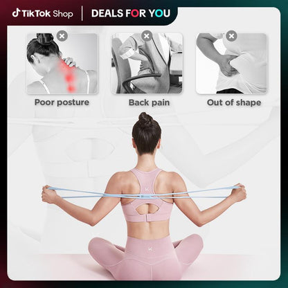 [Dealsforyoudays] KEEP 8-Shaped Resistance Band, Elastic Band for Home Fitness, Stretch Leg Arm Strength Training Band, Exercise Equipment for Home Gym, Yoga