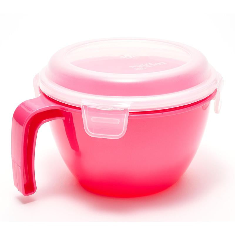 Locknlock Set of 4 Cereal Bowls with Colored Body & Handles