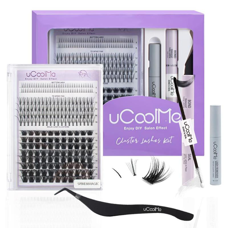 【Live】Spike Lash DIY Extension Kit | Bottom Lash | Bond Seal and Remover | Upgrade Invisible Band Eyelashes Makeup Cosmetic Lash Extensions Thanksgiving Gift