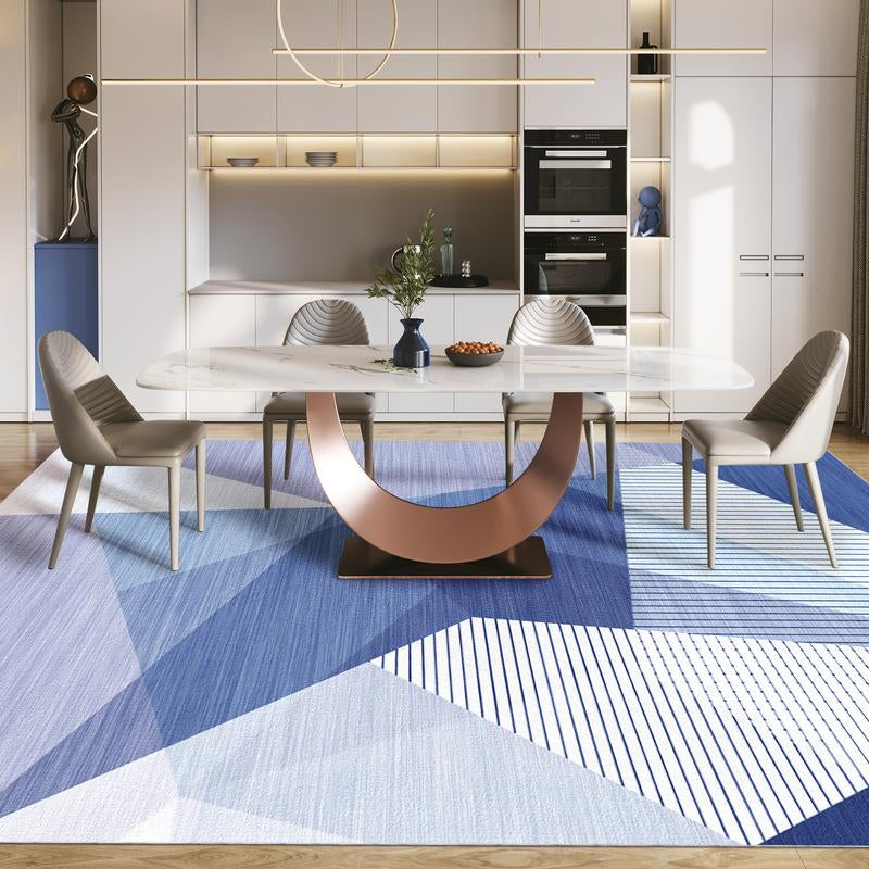 Vipfree 8X10Ft Polka Dot Bohemian Rug 35 Patterns Super Soft Non-Slip Foldable Washable for Living Room Entryway Bedroom Kitchen Corridor Kid & Pet Friendly Stain-Resistant Machine Washable Easy Fit under Furniture