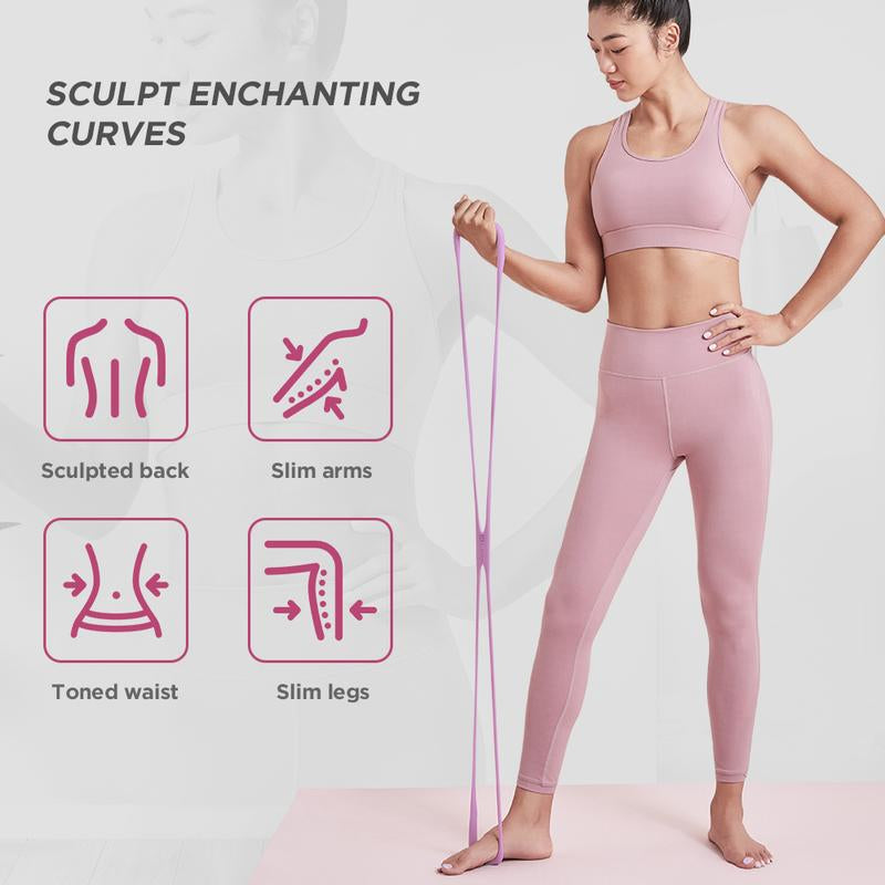 [Dealsforyoudays] KEEP 8-Shaped Resistance Band, Elastic Band for Home Fitness, Stretch Leg Arm Strength Training Band, Exercise Equipment for Home Gym, Yoga