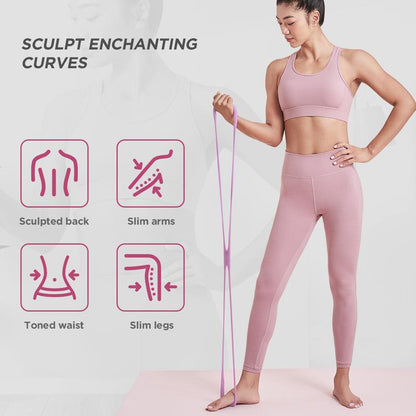 [Dealsforyoudays] KEEP 8-Shaped Resistance Band, Elastic Band for Home Fitness, Stretch Leg Arm Strength Training Band, Exercise Equipment for Home Gym, Yoga