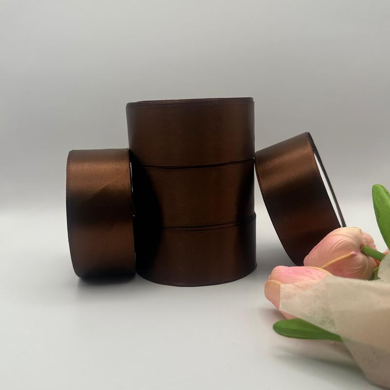 Eternal Roses Satin Ribbon - 25 Yards, 1.5" Width, 5 Rolls, Multi-Purpose Decorative Ribbon Rosas Eterna