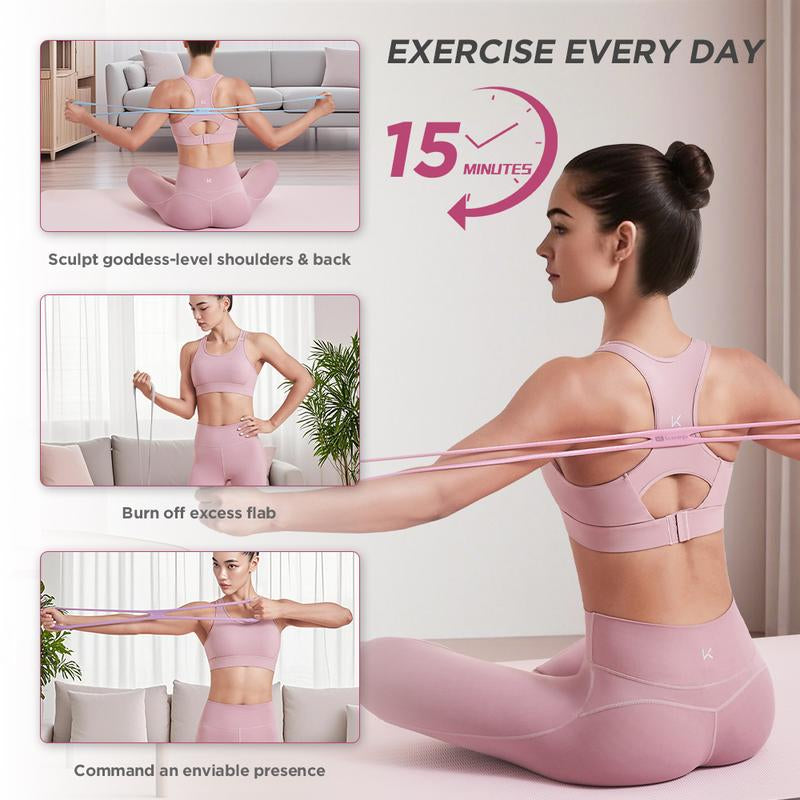 [Dealsforyoudays] KEEP 8-Shaped Resistance Band, Elastic Band for Home Fitness, Stretch Leg Arm Strength Training Band, Exercise Equipment for Home Gym, Yoga