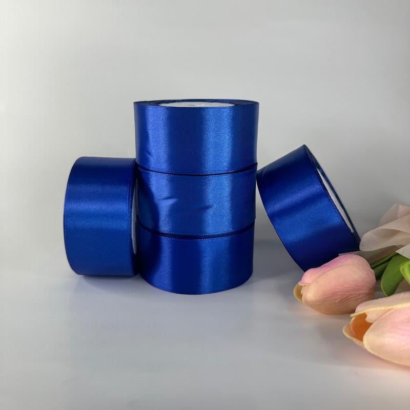 Eternal Roses Satin Ribbon - 25 Yards, 1.5" Width, 5 Rolls, Multi-Purpose Decorative Ribbon Rosas Eterna