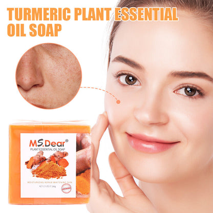 Tumeric Soap Skin Whitening Dark Spots Lightening Acne Brightening Turmeric 100G