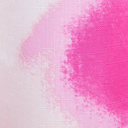 Pink Tie Dye Shower Curtain and Hooks Set, Microfiber