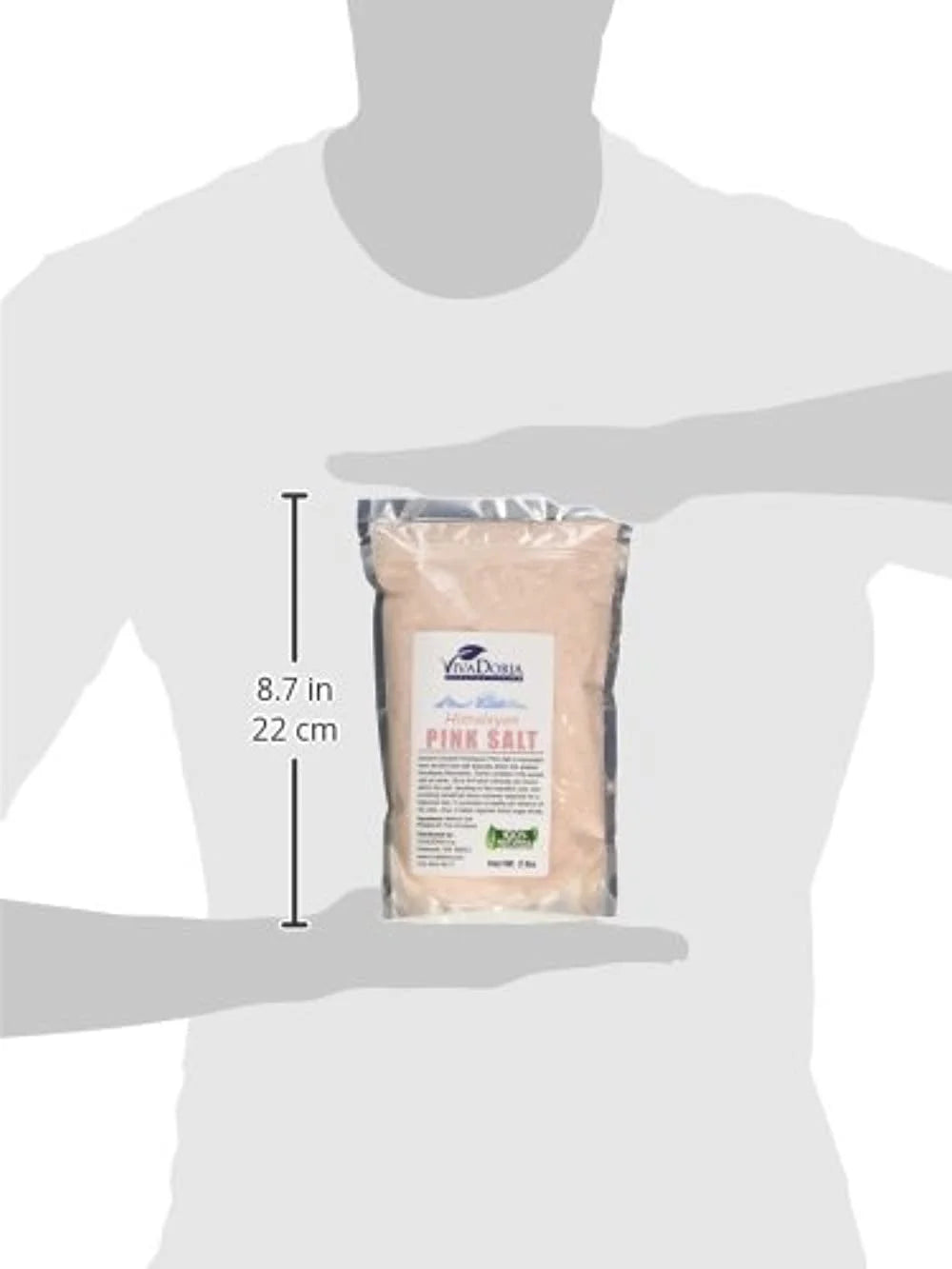 Himalayan Pink Salt Fine Grain Crystal Sea Salt, 2Lbs