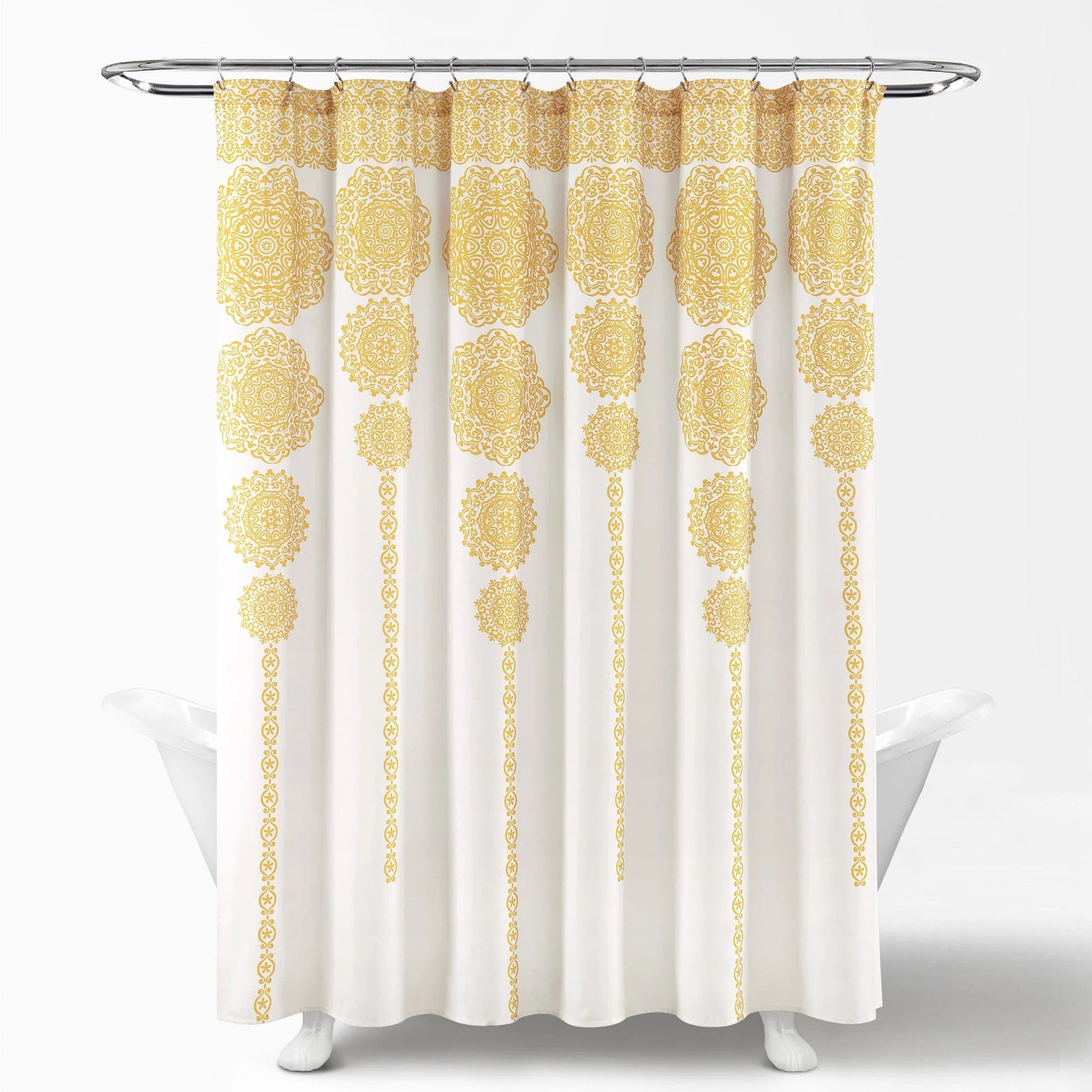 Pink Polyester Shower Curtain, 72" X 72"