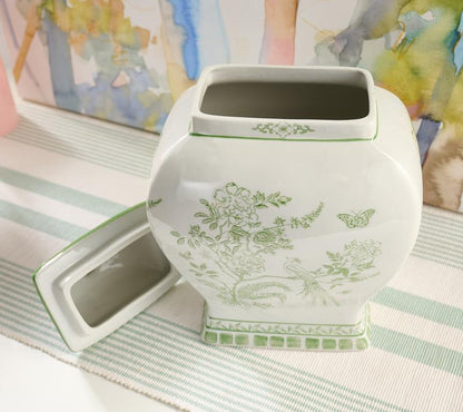 Mrs. H by Dee Hilfiger 13" Porcelain Ginger Jar