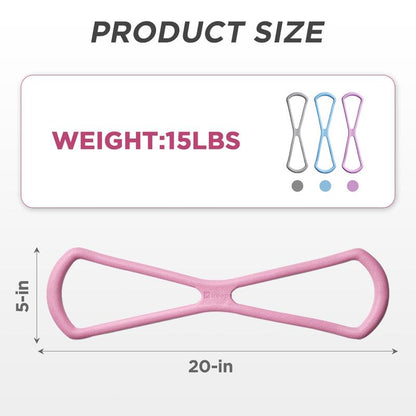 [Dealsforyoudays] KEEP 8-Shaped Resistance Band, Elastic Band for Home Fitness, Stretch Leg Arm Strength Training Band, Exercise Equipment for Home Gym, Yoga