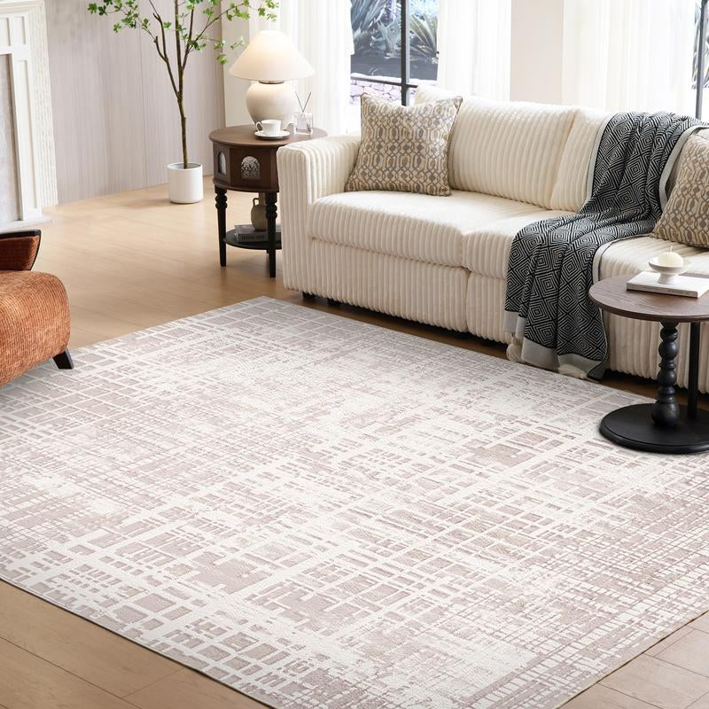 Vipfree 8X10Ft Polka Dot Bohemian Rug 35 Patterns Super Soft Non-Slip Foldable Washable for Living Room Entryway Bedroom Kitchen Corridor Kid & Pet Friendly Stain-Resistant Machine Washable Easy Fit under Furniture