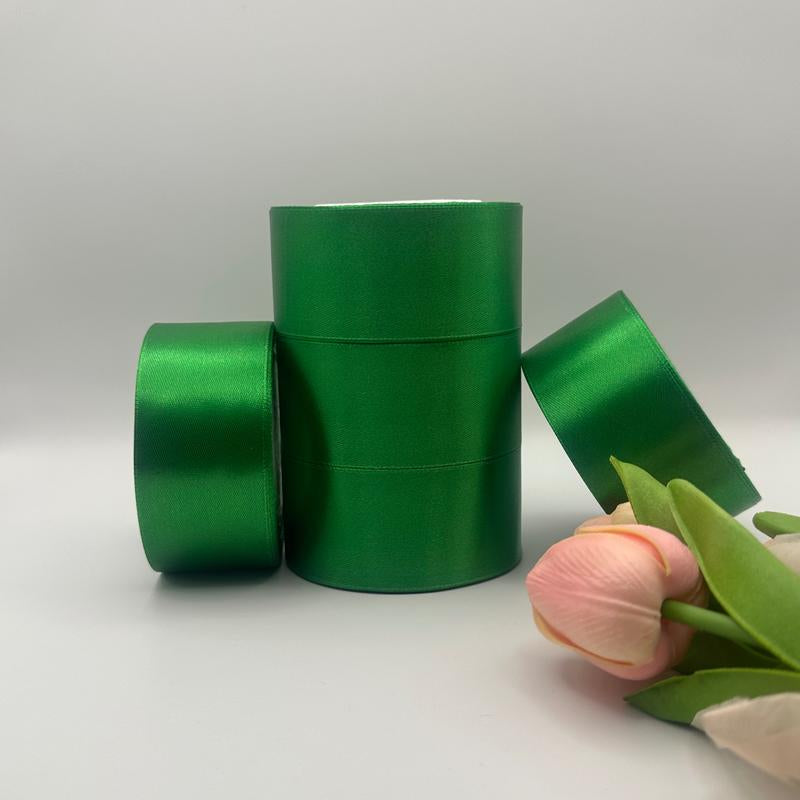 Eternal Roses Satin Ribbon - 25 Yards, 1.5" Width, 5 Rolls, Multi-Purpose Decorative Ribbon Rosas Eterna