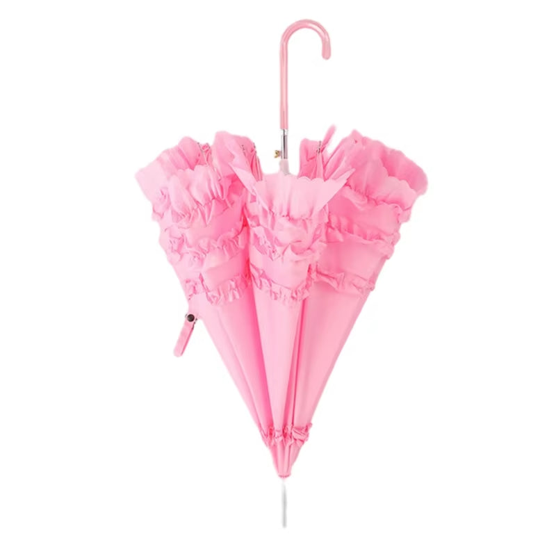 Summer Lolitas Umbrellas Parasol Lace Sun Umbrellas Girly Woman Chuva Household