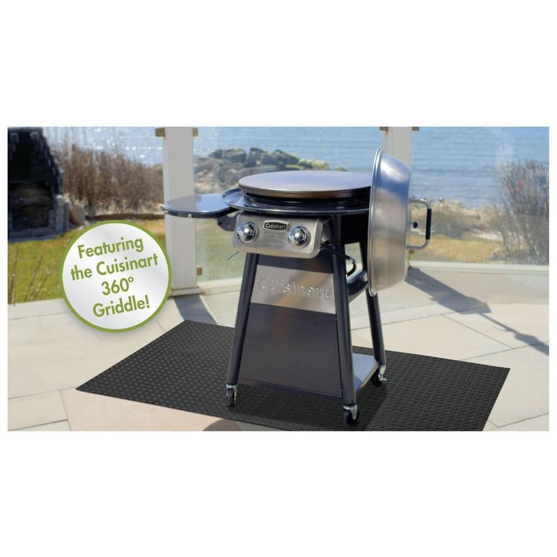 Cuisinart 65" Premium Deck and Patio Grill Mat Utensils Barbecue