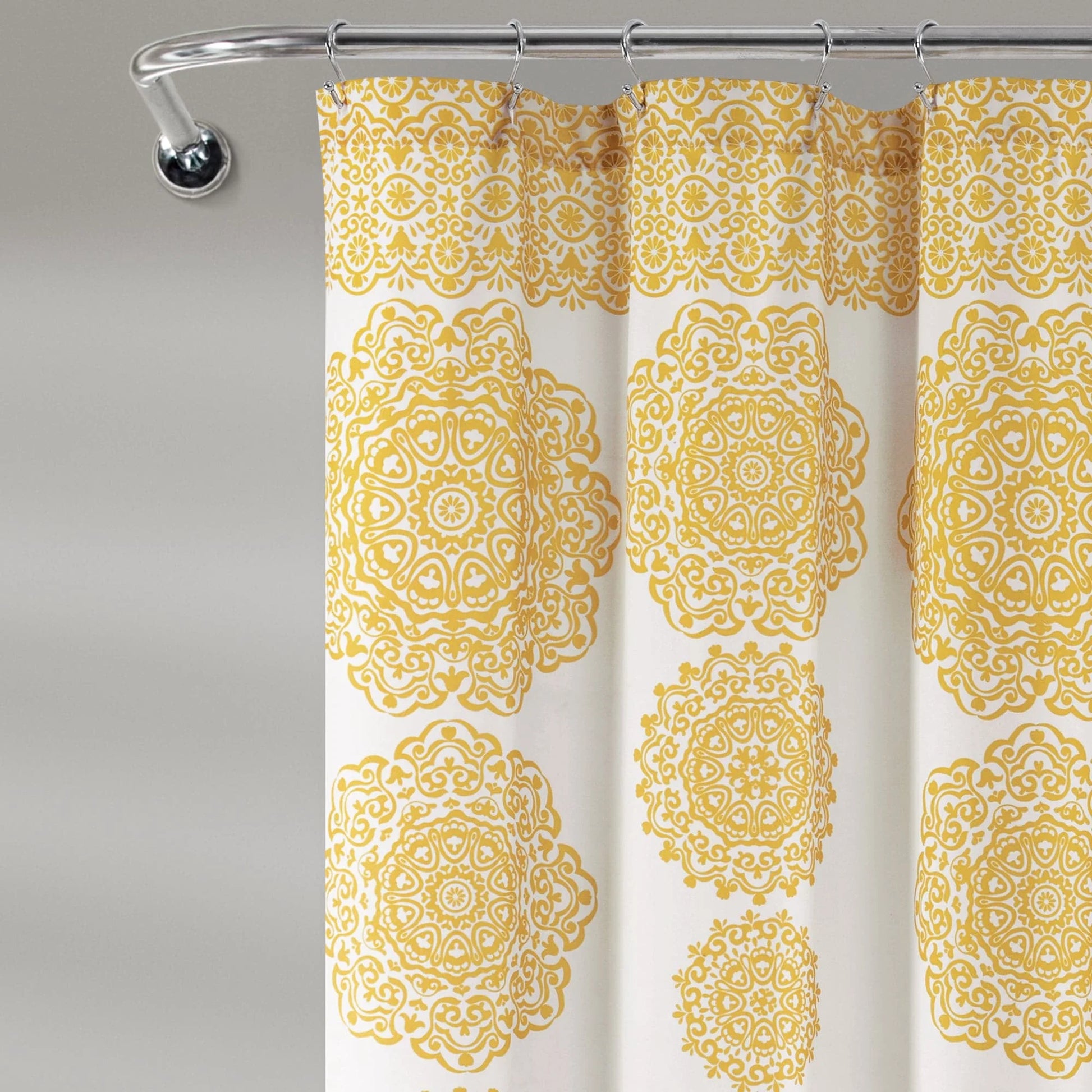 Pink Polyester Shower Curtain, 72" X 72"